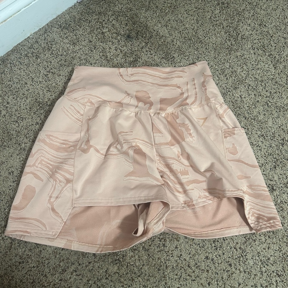 pink gymshark shorts
